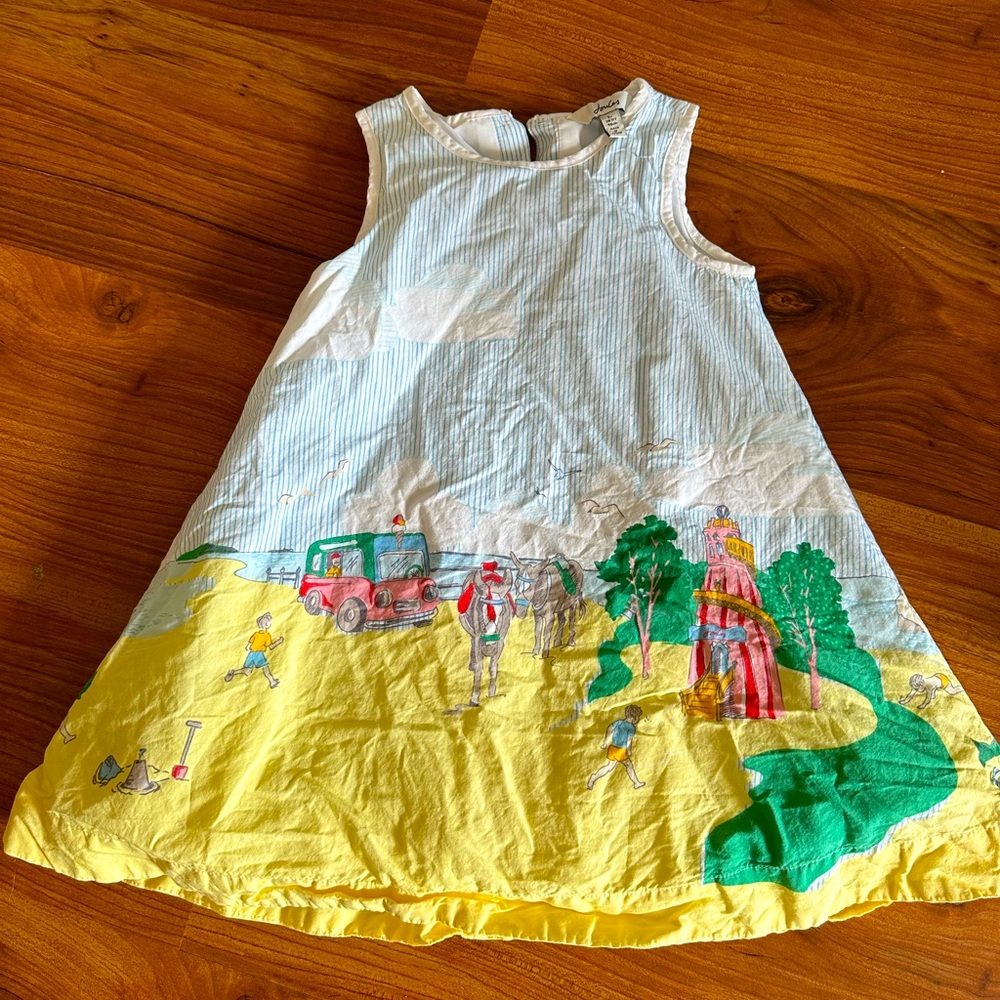 Joules bundy beach dress size 3 EUC